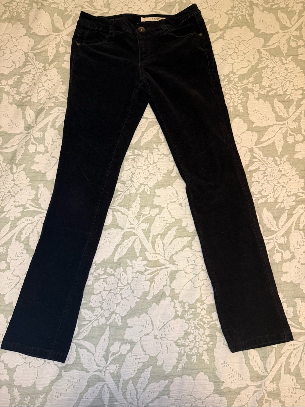 DKNY Black Slim Corduroy Jeans